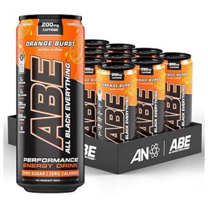 Orange Burst Performance Energy Drink 330 ml - Zero sugar - Zero calories