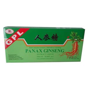 Panax Ginseng - 10 ampollas