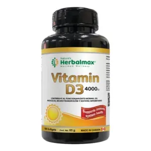 VIT. D3 X4000IU X 100 SOFTGEL HERBALMAX
